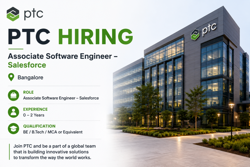 PTC Hiring Associate Software Engineer