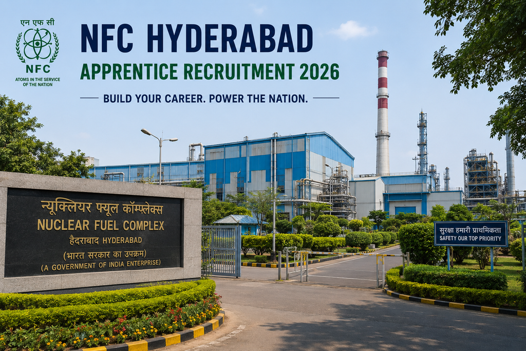 NFC Hyderabad Apprentice Recruitment 2026
