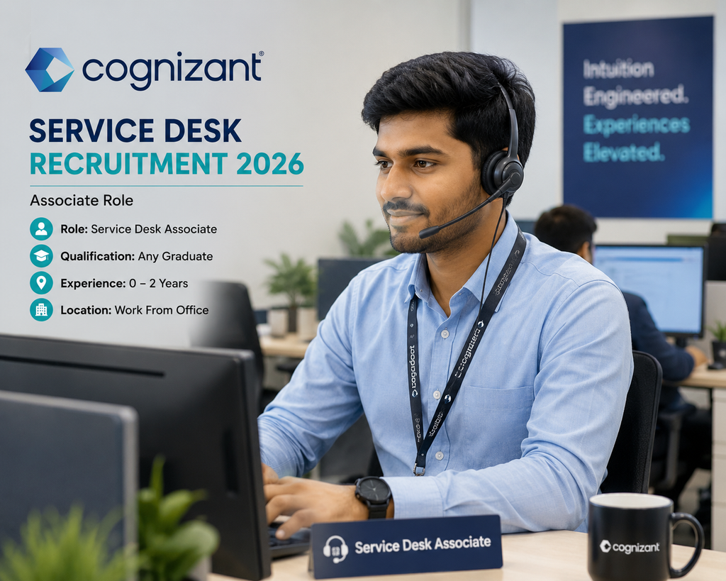 Cognizant Service Desk Recruitment 2026