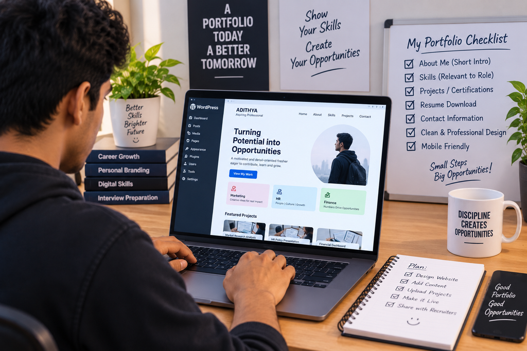 Portfolio for Non-Tech Freshers