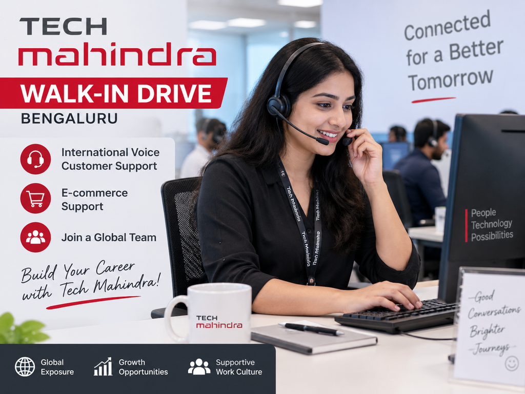 Tech Mahindra Walk-in Bengaluru